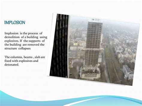 Image result for Different Methods for Demolition in One Photo