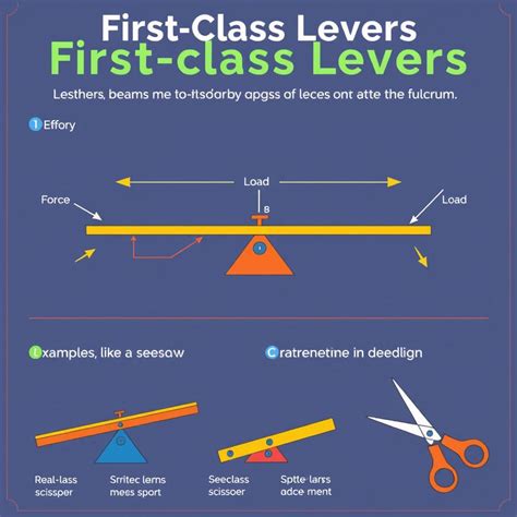 Understanding First-Class Levers: An Educational Diagram