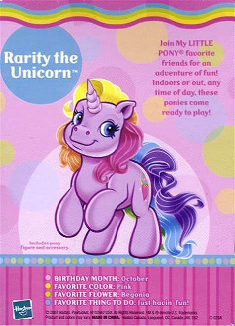 Afbeeldingsresultaten voor MLP G3 Rarity