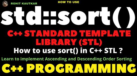 Image result for Sort STL