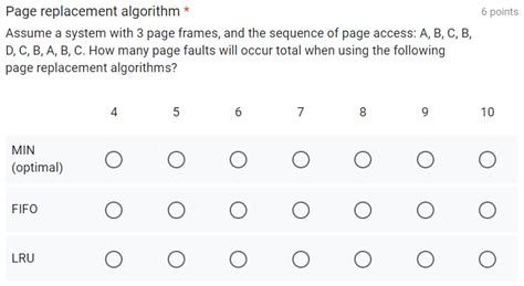 Image result for Exam of Page Replacement Algorithm