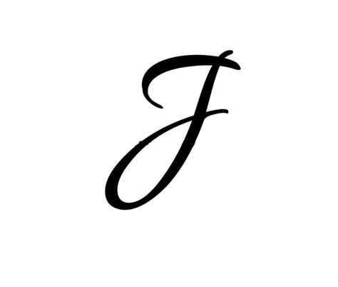 Image result for Script Letter J