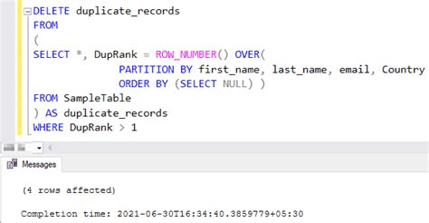 Afbeeldingsresultaten voor Duplicate Table SQL