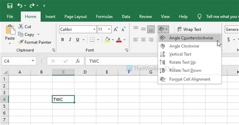 Image result for Excel Rotate Text
