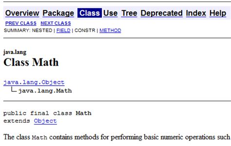Java Math API に対する画像結果