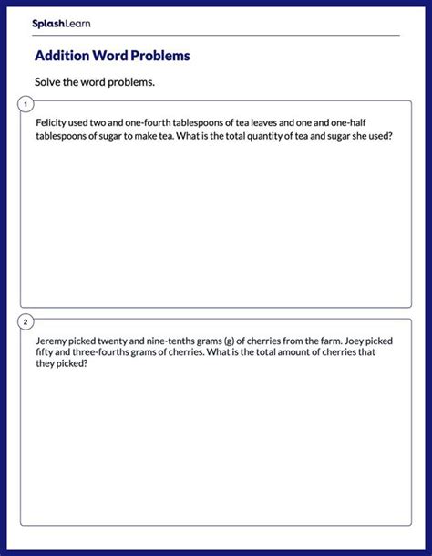 Image result for Mixed Number Word Problems