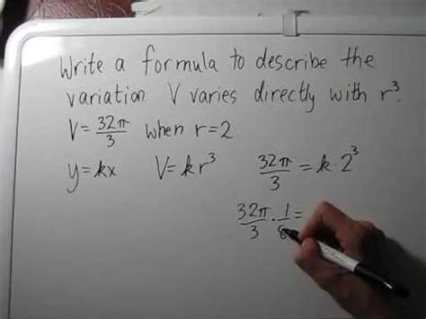 Image result for Direct Variation Formula Examples