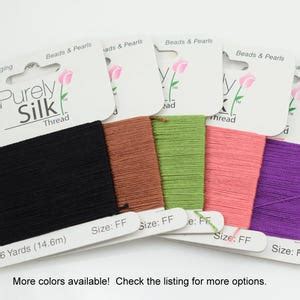 Bildergebnis für Purely Silk Thread Size Chart