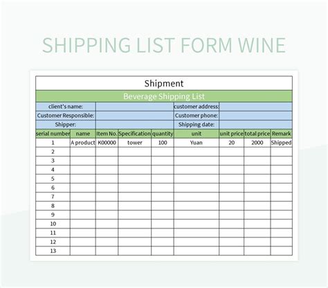 Image result for Shipper Packing List Template Excel