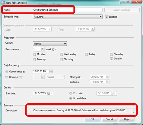 Image result for SQL Server Jobs Calendar Overview