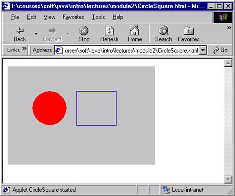 Image result for drawOval Java Applet