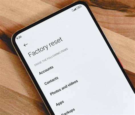 Toradh íomhá ar Android Reset Software