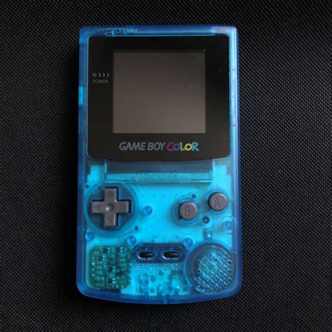 Gameboy Color Clear Blue എന്നതിനുള്ള ഇമേജ് ഫലം
