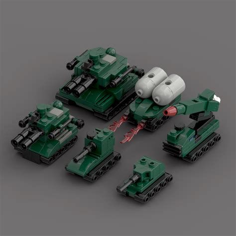 Toradh íomhá ar LEGO Micro Mini Tanks
