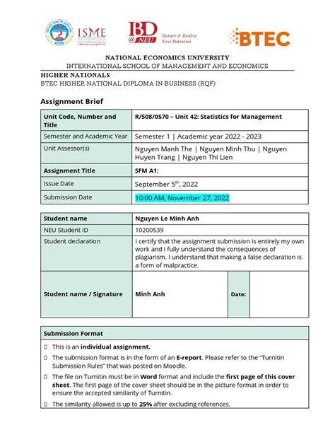 Assignment Brief に対する画像結果