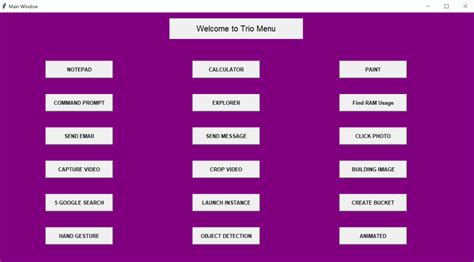 Image result for Python Menu Screens