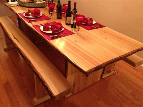 Image result for Rustic Live Edge Dining Table