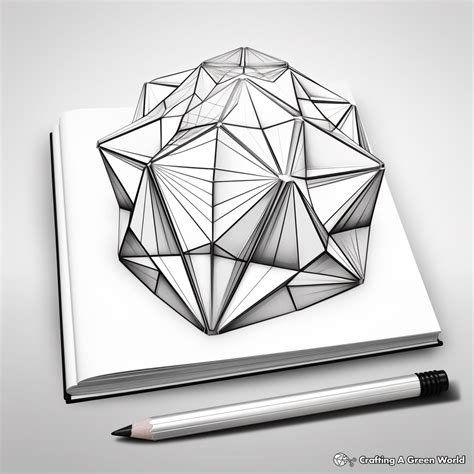 Toradh íomhá ar 3D Abstract Coloring Pages