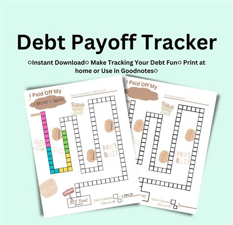 Image result for Debt Payoff Color Chart