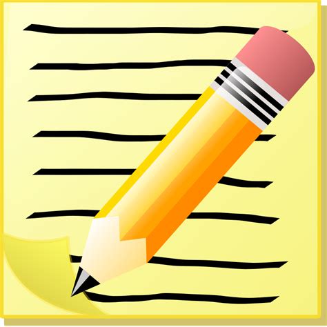 Image result for Notepad Clip Art Free