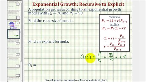 Toradh íomhá ar Exponential Growth Function Equation