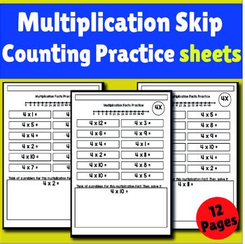 Image result for Number Line Multiplication 4 Table