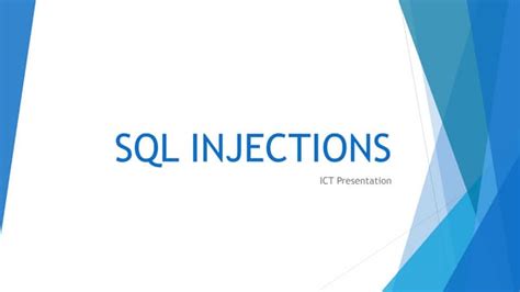 Toradh íomhá ar PowerPoint for SQL Injection in Ai