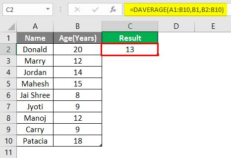 Image result for Database Function Excel Control Enter