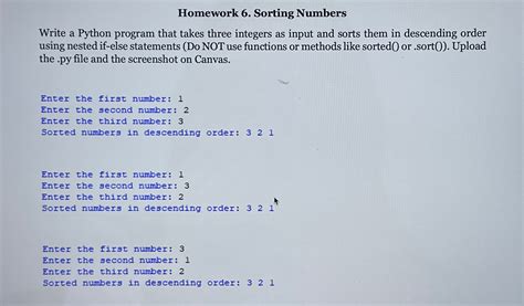Python Sort Numbers Descending 的图像结果