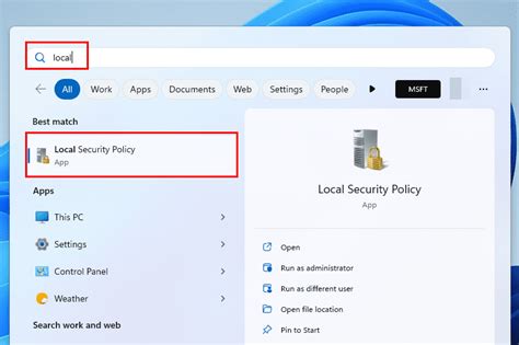 Image result for Service Manager Local Security Policy
