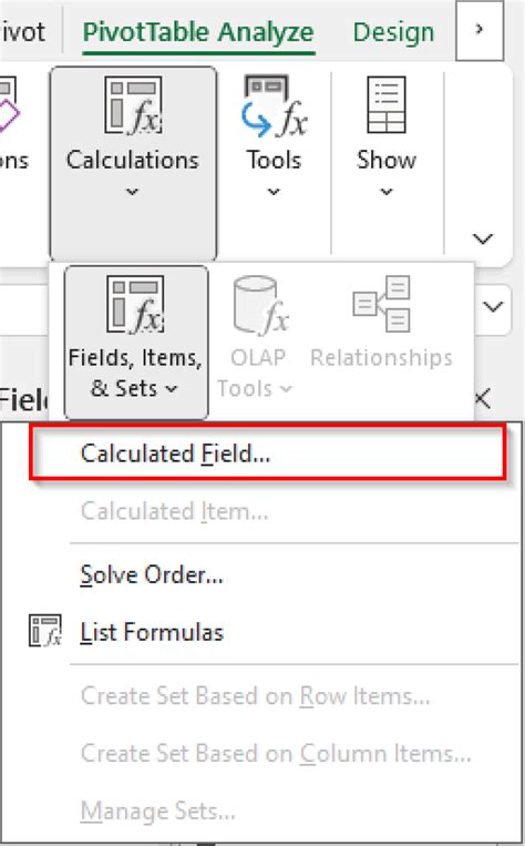 Bildergebnis für Multiply Two Calculated Field in PivotTable