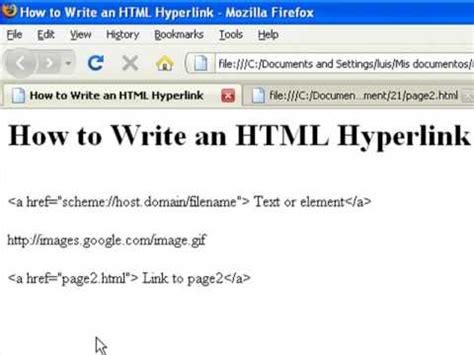 Image result for How to Insert Hyperlink HTML