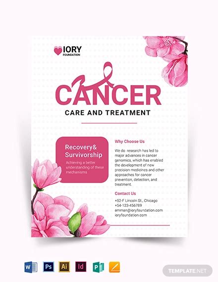 Image result for Blank Cancer Flyer Templates