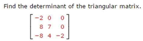 Determinant of Triangular Matrix-साठीचा प्रतिमा निकाल