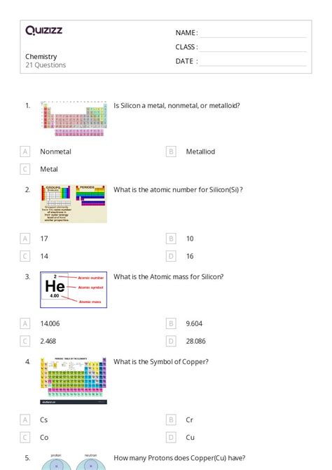 Toradh íomhá ar Chemistry Questions by Topic