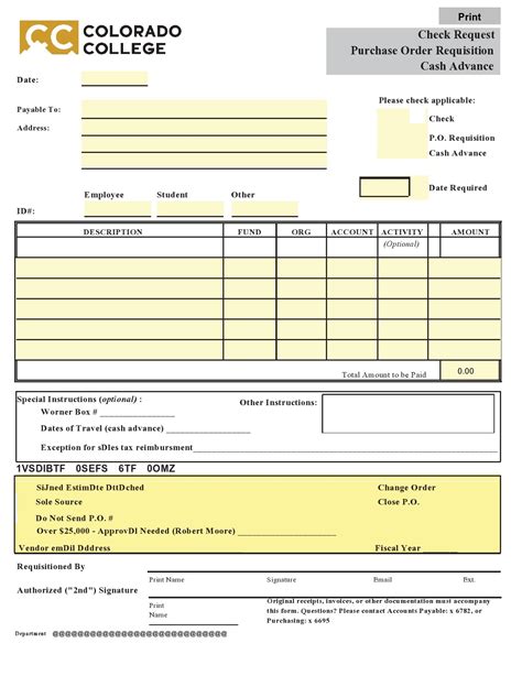 Check Request Form Template Excel に対する画像結果