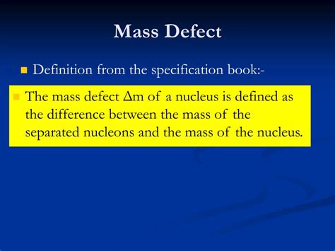 Mass Defect に対する画像結果