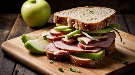 Image result for Ham and Apple Sandwich