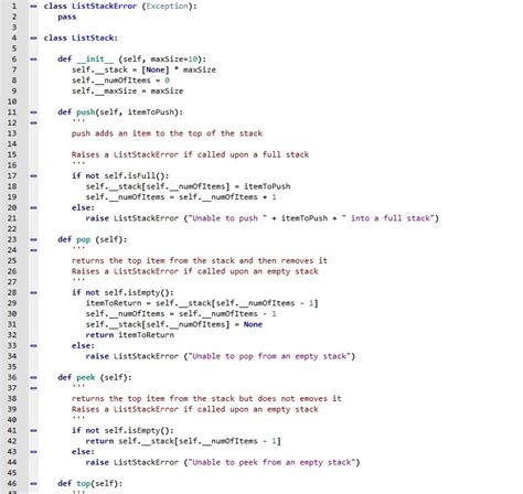 Image result for Class Stack Python