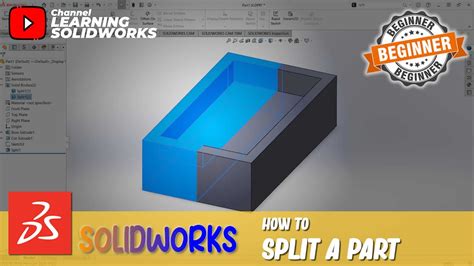 SolidWorks Split Part into Two Parts に対する画像結果