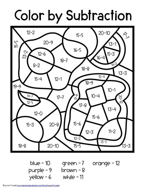 Image result for First Grade Math Coloring Worksheets