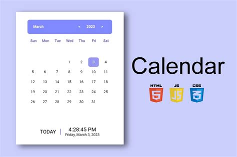 Image result for Calendar Layout HTML