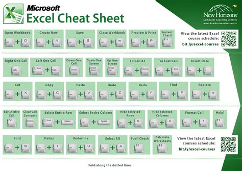 Image result for Microsoft Excel 2016 Cheat Sheets