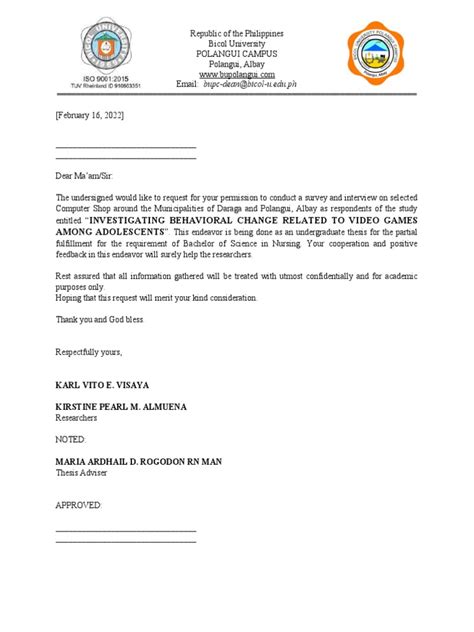 Toradh íomhá ar Questionnaire Letter