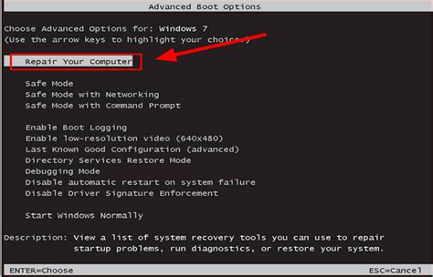 Windows 7 Advanced Recovery에 대한 이미지 결과