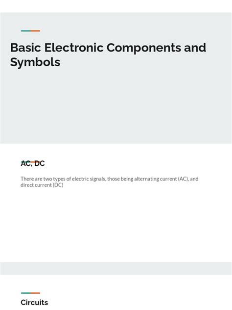 Basic Electronic Components Symbols に対する画像結果