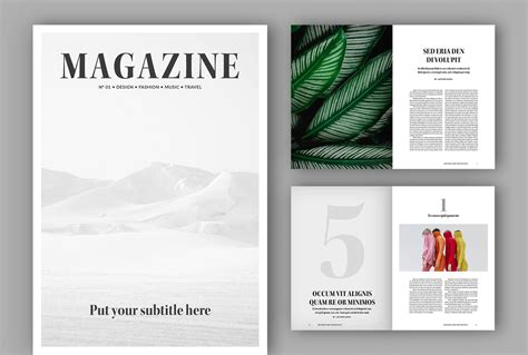 Image result for Simple Magazine Layout