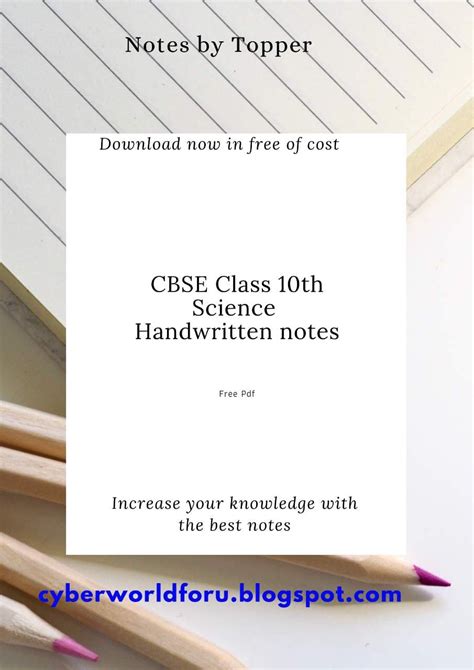 Image result for Class 10th Science Handwritten Notes