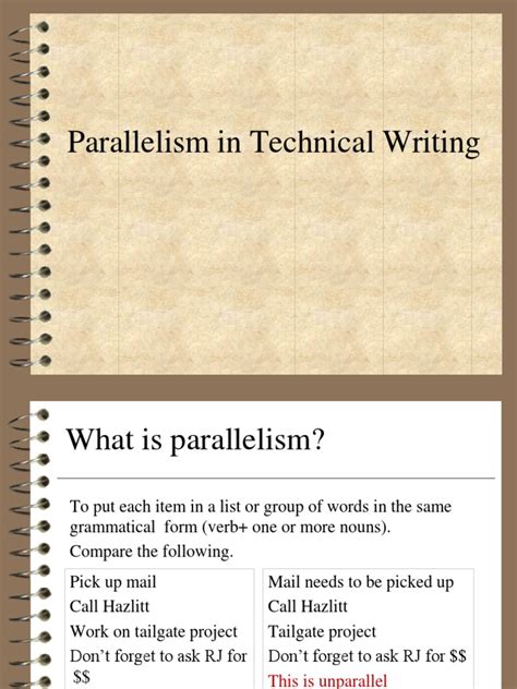 Image result for Parallel Structure in Technical Writing