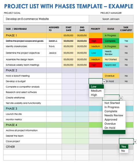 Image result for Example of a Project Management Material List